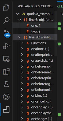 Code example