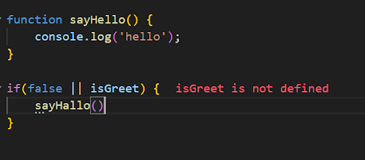 Code example